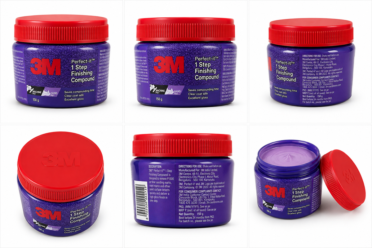 3M Perfect-It 1 Step Finishing Compound (150g) – Car Scratch & Swirl Mark Remover