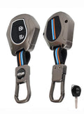 Metal Key Cover Compatible for Swift | Ertiga | Wagonr | Celerio | Swift Dzire | Alto | Fronx | Brezza | S Presso | Ignis
