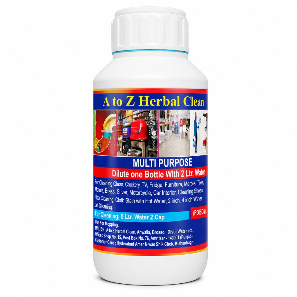 A to Z Herbal Cleaner – Multi-Purpose Concentrate for Car & Home