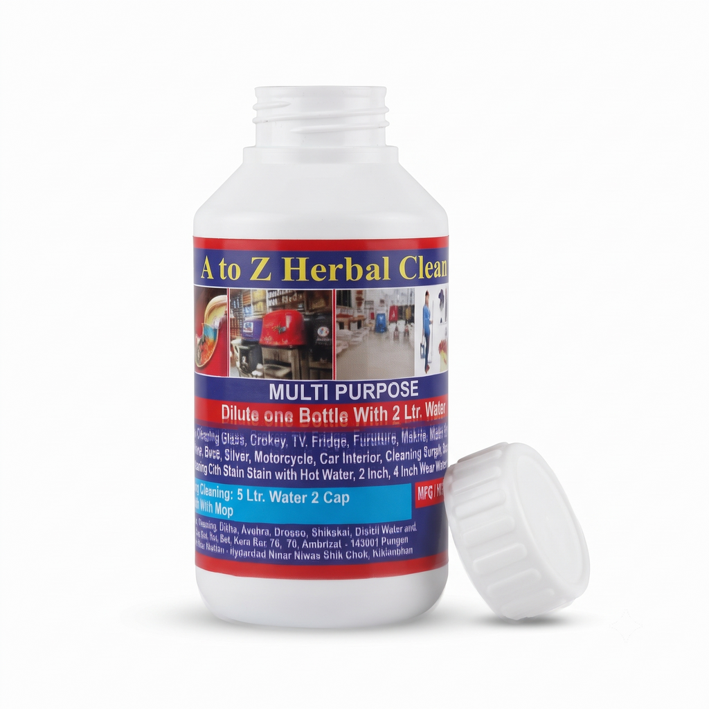 A to Z Herbal Cleaner – Multi-Purpose Concentrate for Car & Home
