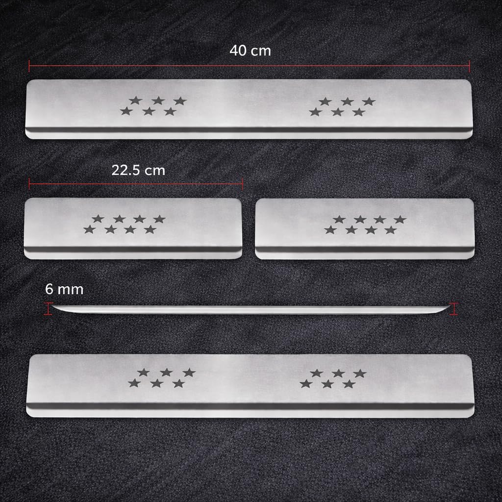 Hyundai Creta Door Sill Plates | Set of 4 Pcs
