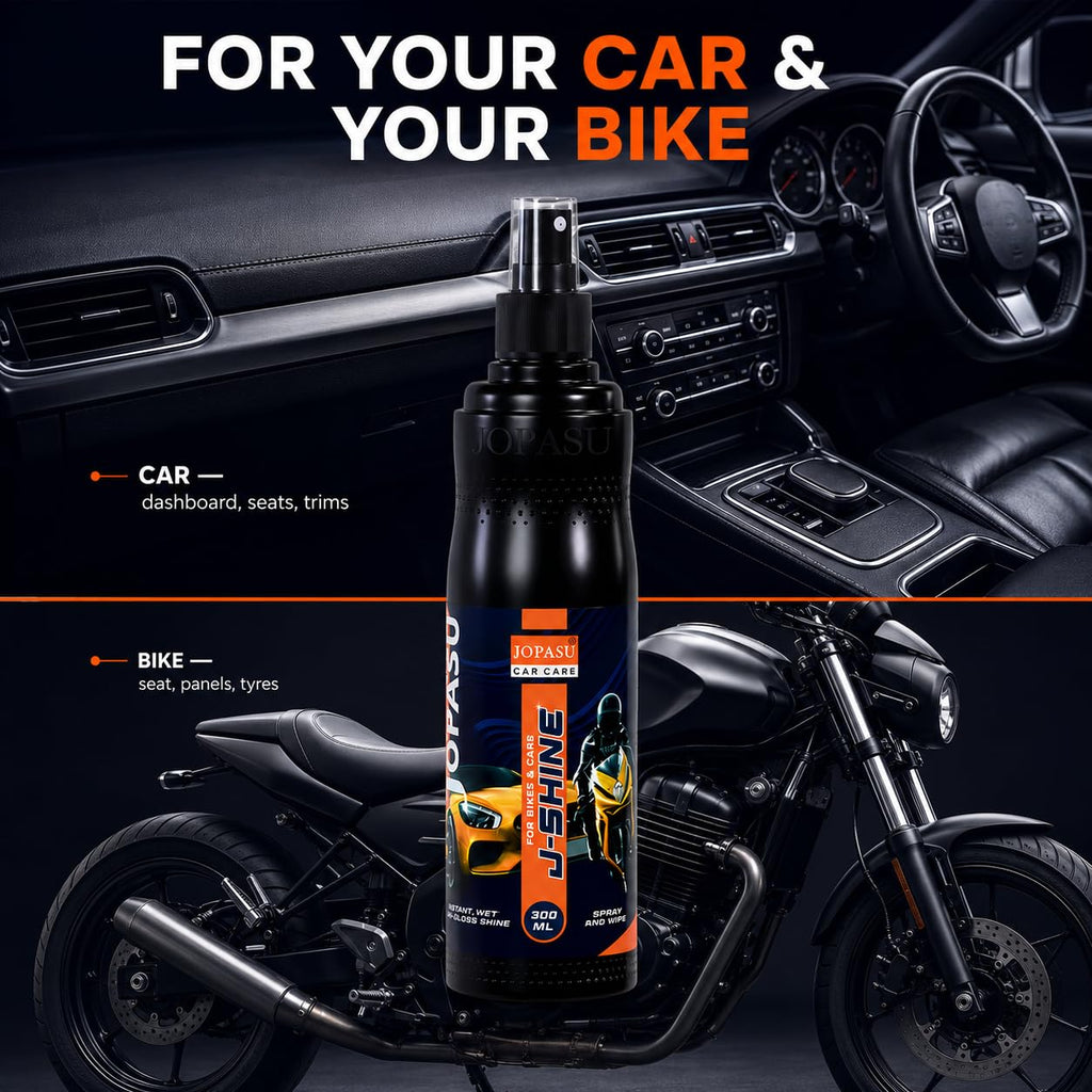 JOPASU J-SHINE Car & Bike Polish Mist Spray 300 ml