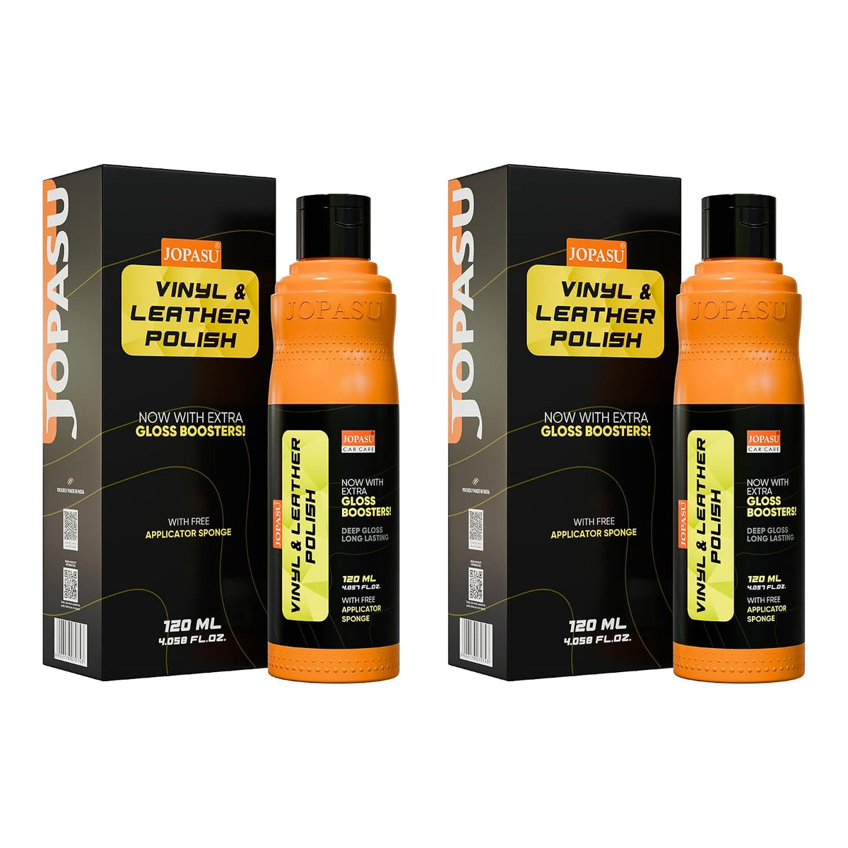 Jopasu Vinyl & Leather Polish 120 ml (Pack of 2)