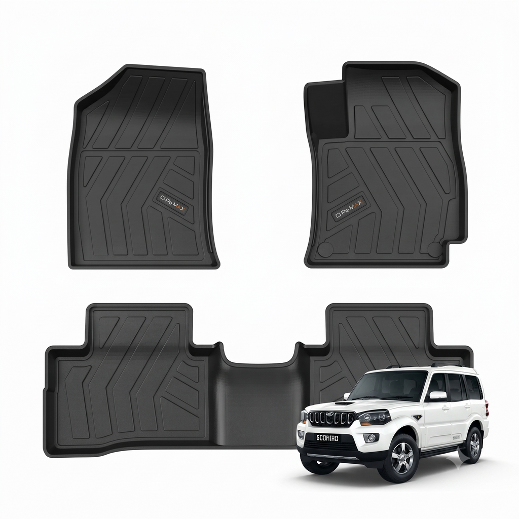 QPO Max Lifetime Mats for Mahindra Scorpio Classic (2008–2022)