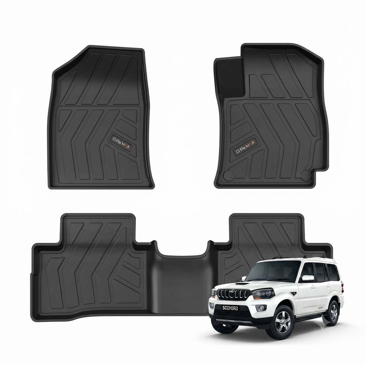 QPO Max Lifetime Mats for Mahindra Scorpio Classic (2008–2022)