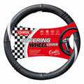 Covrtek Steering Wheel Cover – PU Leather, Non-Slip Grip, Universal Fit