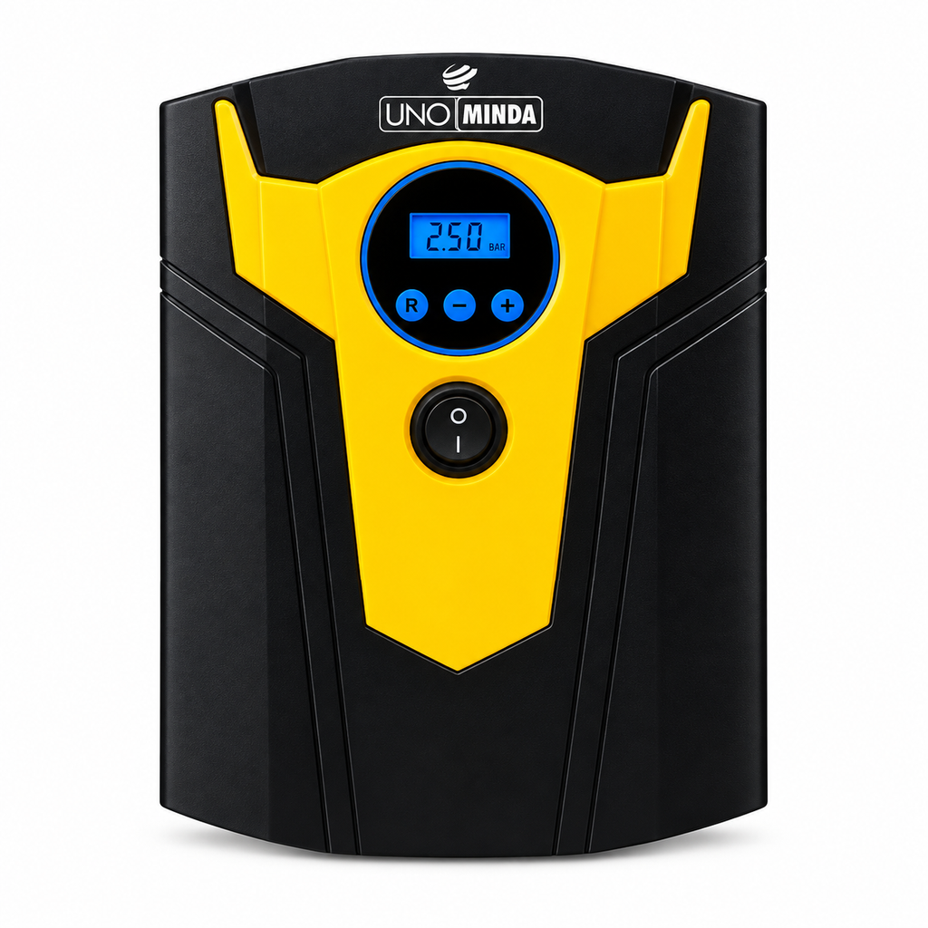 UNO Minda Digital Tyre Inflator – 150 PSI, Auto Cut-Off, LED Light