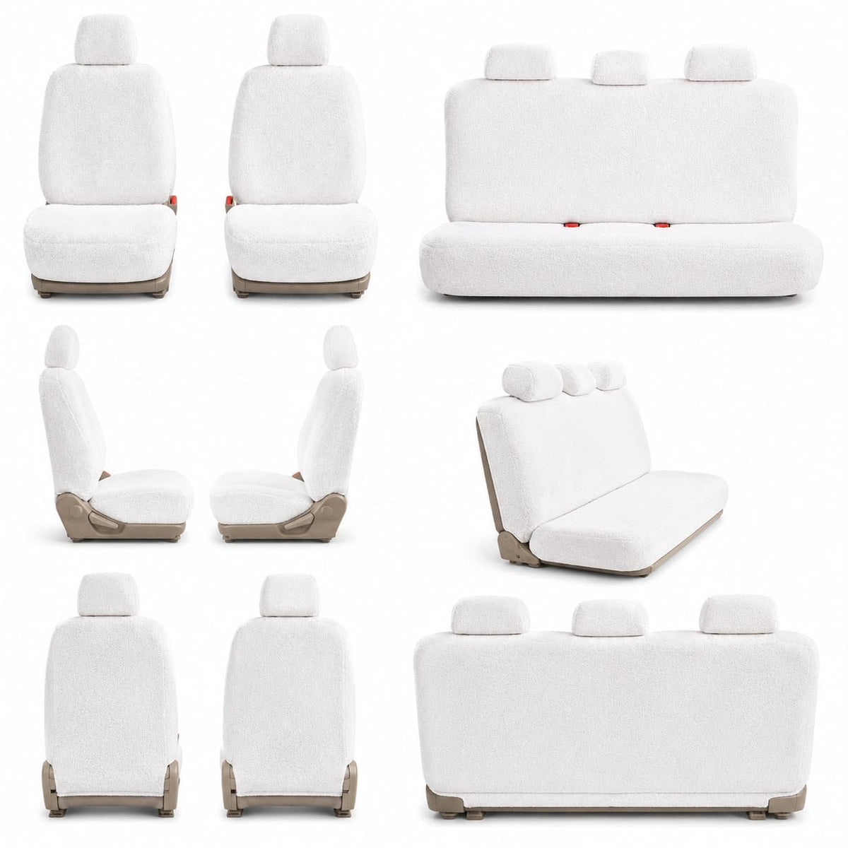 Universal Fit Car Seat Cover Towel Set
